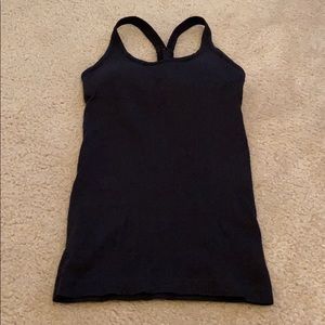 Blank lululemon tank with padded bra